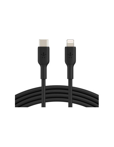 Belkin Lightning/USB-C Cable 1m PVC, mfi certified, black