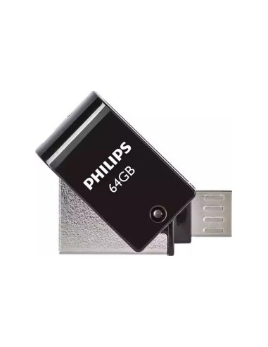 Philips 2 in 1 Black        64GB OTG microUSB + USB 2.0