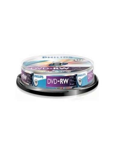 1x10 Philips DVD-RW 4,7GB 4x SP