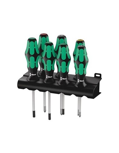 WERA 335/350/367/7 Rack screwdriver set Kraftform